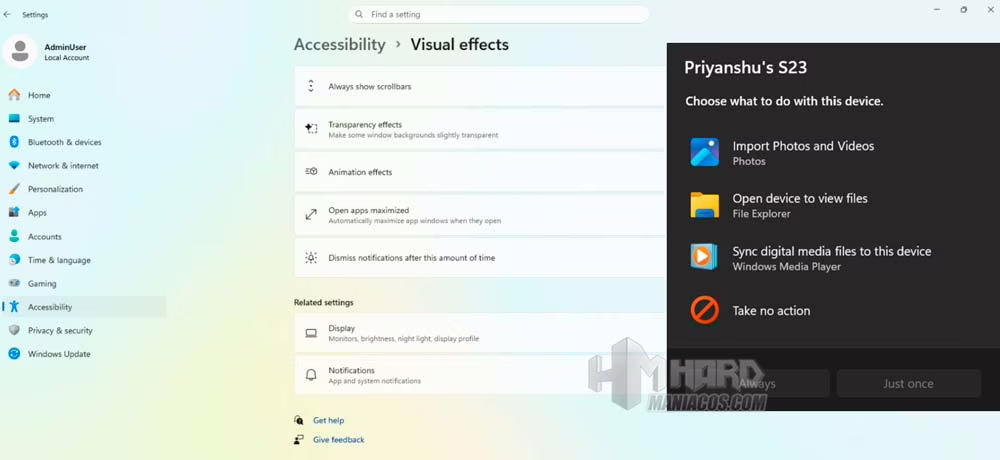 Windows 11 prepara un nuevo AutoPlay con WinUI y una opción para abrir siempre las aplicaciones maximizadas