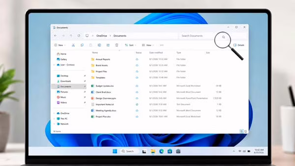 Windows 11 mejora el Explorador de archivos y la búsqueda con la actualización de agosto de 2026