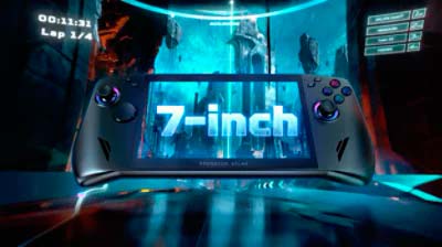 Pantalla FHD de 7 pulgadas y 120 Hz con VRR de la Acer Predator Atlas 7