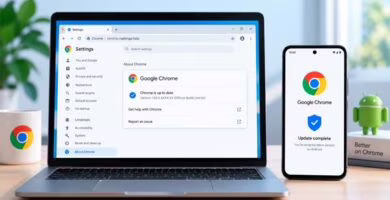 Google Chrome 153 en ordenador y Android tras una actualización de seguridad