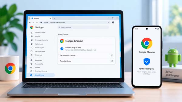 Google Chrome 153 en ordenador y Android tras una actualización de seguridad