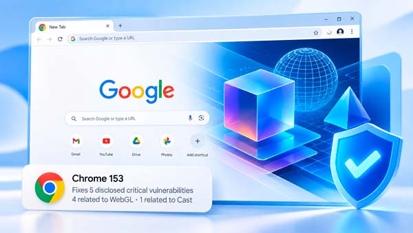 Google Chrome 153 corrige vulnerabilidades críticas relacionadas con WebGL y otros componentes