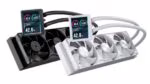 CORSAIR NAUTILUS II RS LCD en versiones negra y blanca con pantalla de 3,5 pulgadas