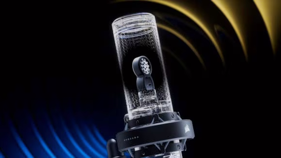 CORSAIR VOXARA negro con cápsula de condensador de 25 mm y grabación de 32 bits