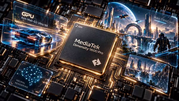 GPU Arm Mali-G2 Ultra NX del MediaTek Dimensity 9600 Pro con ray tracing