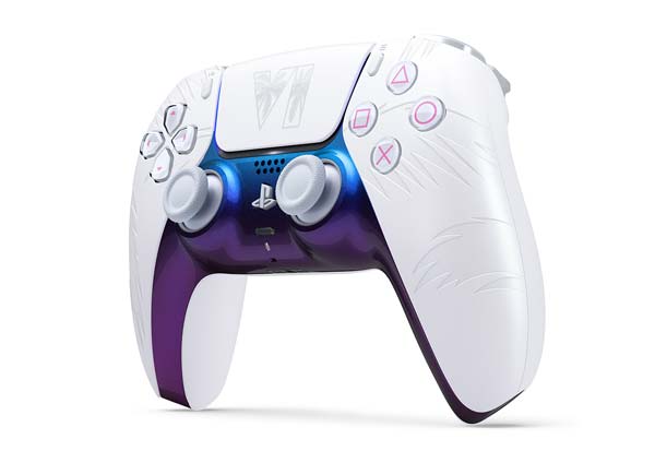 DualSense GTA VI White Limited Edition inspirado en Vice City de día