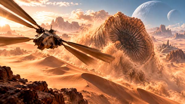 Modo para un jugador de Dune Awakening con exploración y supervivencia en Arrakis