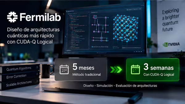 Fermilab redujo de cinco meses a tres semanas un proceso de diseño cuántico con CUDA-Q Logical
