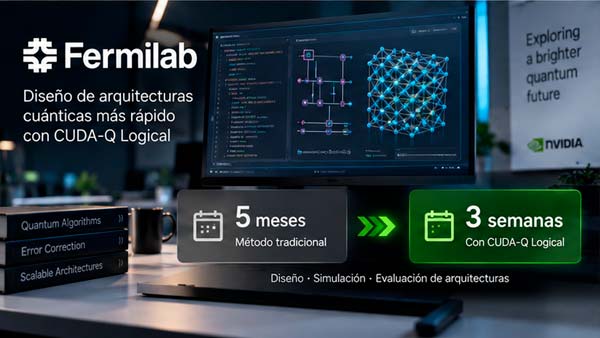 Fermilab redujo de cinco meses a tres semanas un proceso de diseño cuántico con CUDA-Q Logical