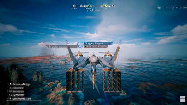 Final Fantasy VII Revelation permitirá explorar el planeta mediante la aeronave Highwind