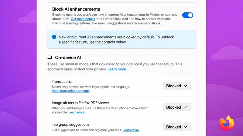 Firefox Smart Window, la ventana con asistente de IA que continúa en fase beta