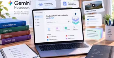 Gemini Notebook con apuntes, cuestionarios, flashcards y herramientas de estudio con inteligencia artificial