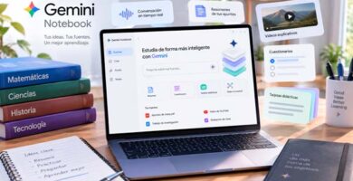Gemini Notebook con apuntes, cuestionarios, flashcards y herramientas de estudio con inteligencia artificial