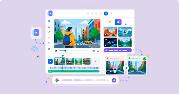 Controles de Google Vids para extender escenas y generar vídeo con Gemini Omni 1.1