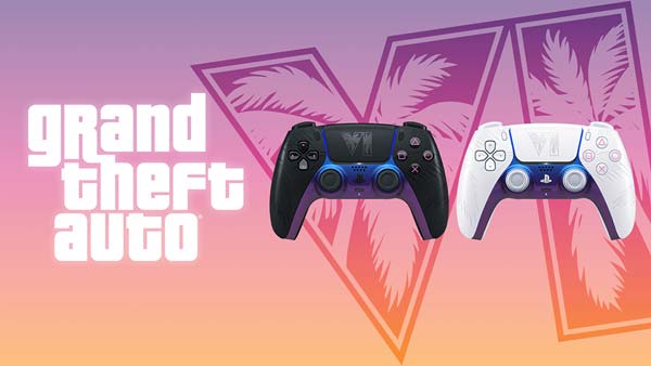 DualSense GTA VI Black y White Limited Edition inspirados en Vice City