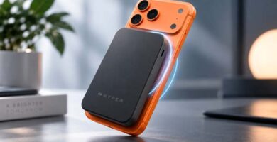 HyperJuice 5K Qi2 con batería semisólida y carga magnética de 15 W