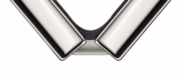 Bisagra y estructura de titanio del iPhone Duo plegable