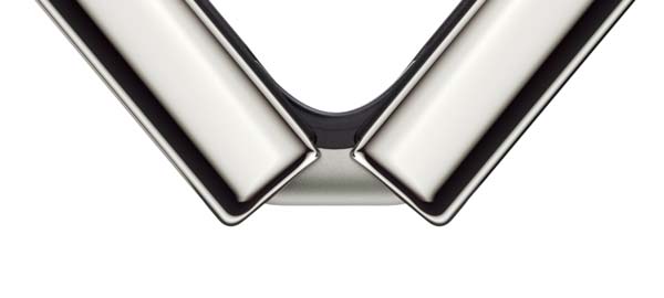 Bisagra y estructura de titanio del iPhone Duo plegable
