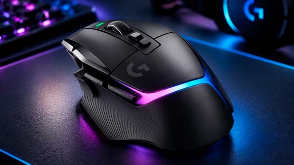 Logitech G502 X PLUS con iluminación LIGHTSYNC RGB y actualización HERO 44K