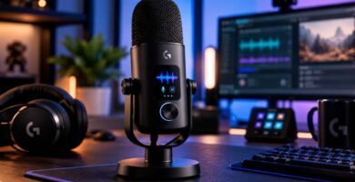 Logitech Yeti 2, nuevo micrófono USB con sensor de proximidad y reducción de ruido mediante inteligencia artificial