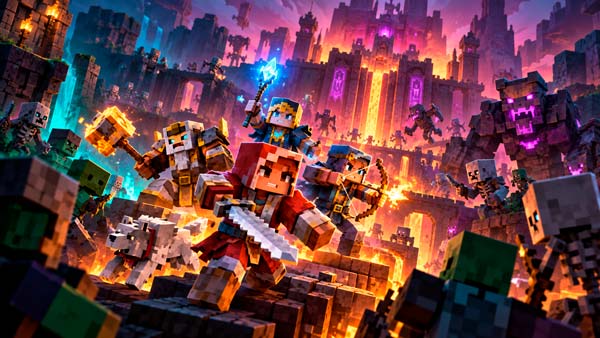 Minecraft Dungeons II se lanza el 29 de septiembre de 2026 en consolas y PC