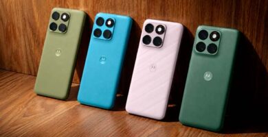 Motorola Edge 70 Plus en sus cuatro colores Pantone presentado en IFA 2026