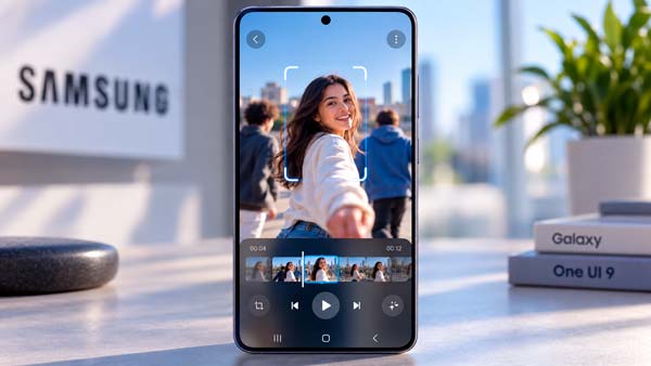 Función My FanCam de One UI 9 siguiendo automáticamente a una persona durante un vídeo
