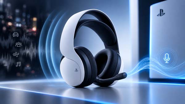 PlayStation Pulse Edge con cancelación activa de ruido y micrófono boom desmontable