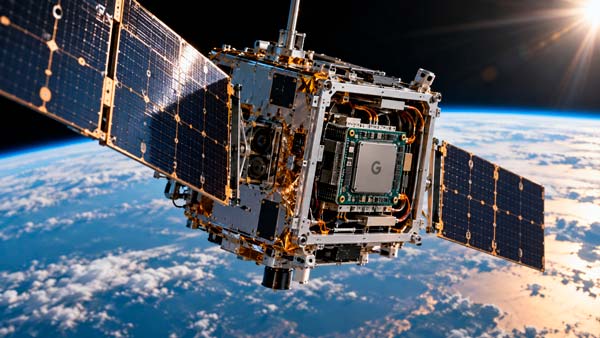 Hardware TPU de Google integrado en un satélite prototipo de Project Suncatcher