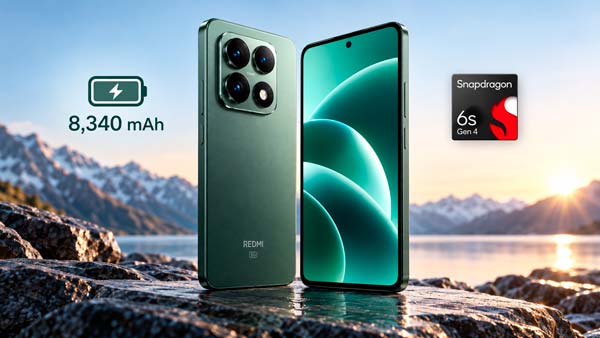 REDMI Note 17 Pro 5G con batería de 8.340 mAh y Snapdragon 6s Gen 4