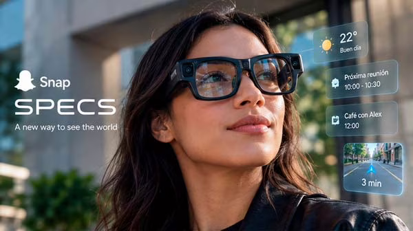 Snap SPECS, gafas de realidad aumentada con IA y pantalla virtual de 115 pulgadas
