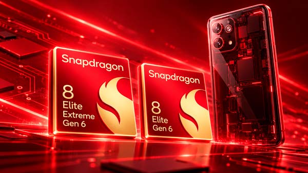 Snapdragon 8 Elite Extreme Gen 6 y Snapdragon 8 Elite Gen 6 presentados por Qualcomm