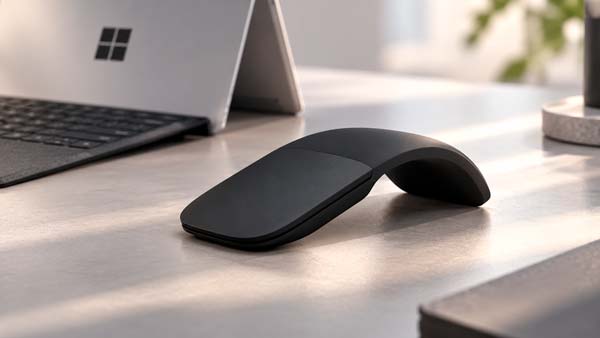 Nuevo Microsoft Surface Mouse con respuesta háptica presentado junto a los nuevos Surface
