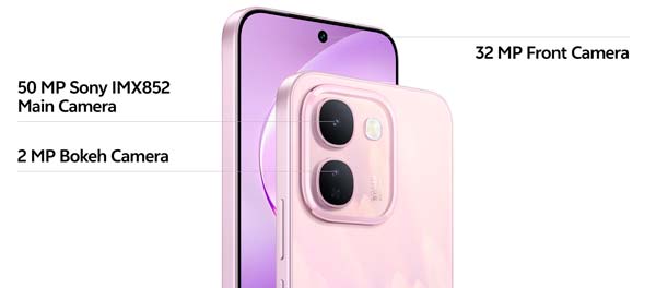 vivo V80 Lite 5G con cámara principal Sony de 50 MP y cámara frontal de 32 MP