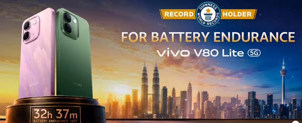 vivo V80 Lite 5G con batería BlueVolt de 10.000 mAh