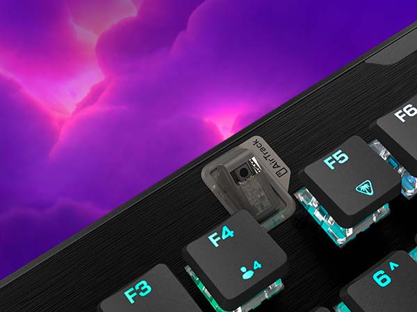 Detalle del sensor AirTrack integrado en la zona superior del Turtle Beach Vulcan II XP Air