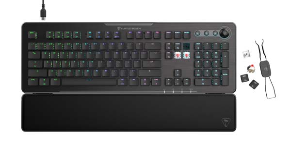 Turtle Beach Vulcan II XP con interruptores mecánicos TITAN HS intercambiables en caliente