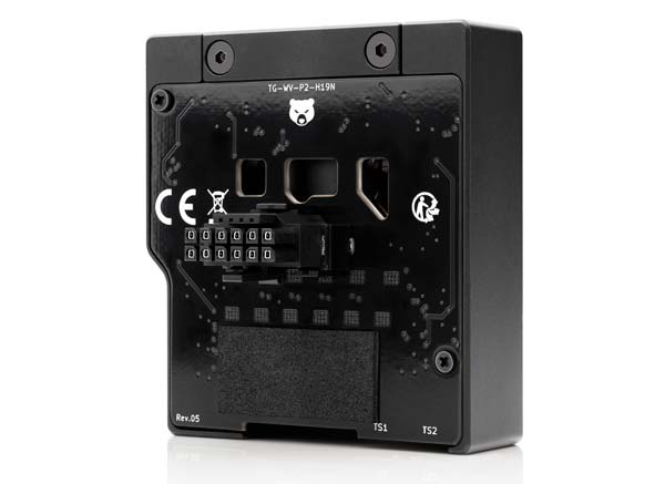 Vista trasera y conexiones del WireView Pro II Noctua Edition para GPU