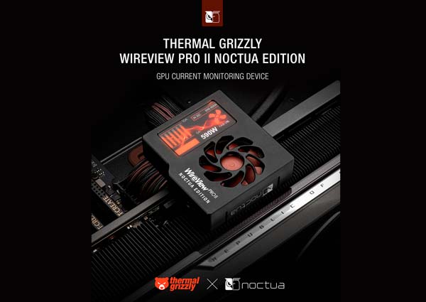 Thermal Grizzly WireView Pro II Noctua Edition para monitorizar conectores 12V-2x6