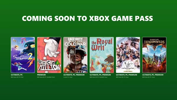 Juegos de la primera oleada de Xbox Game Pass de septiembre de 2026