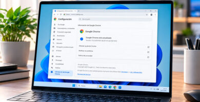 Google Chrome 155 mostrando la página de versión tras una actualización de seguridad