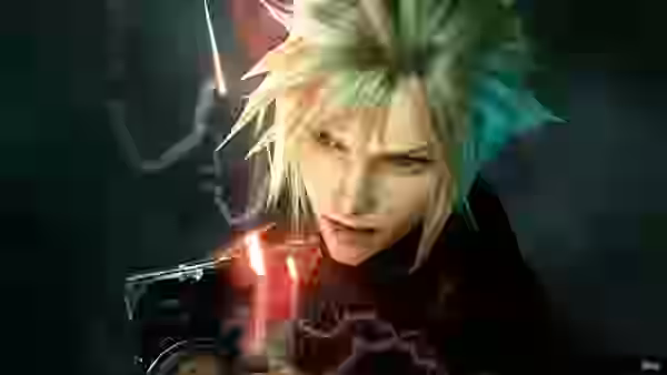 Escenario de Final Fantasy Resonance con personajes pixelados y gráficos HD-2D