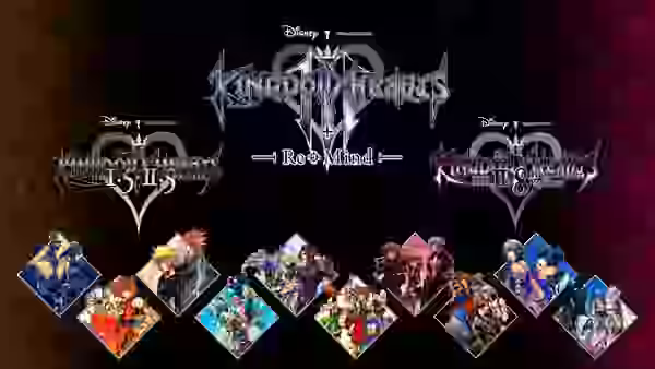 Sora y personajes Disney en KINGDOM HEARTS Collection I–III