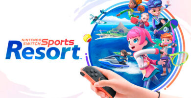 Imagen oficial de Nintendo Switch Sports Resort con varios deportes en la Isla Wuhu