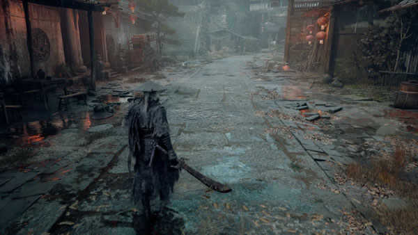 Soul explorando un escenario del mundo Wulin en Phantom Blade Zero