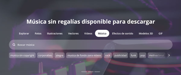 Pixabay Music con catálogo musical para proyectos multimedia
