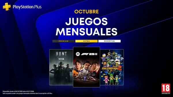 F1 25, Hunt Showdown 1896 y Earth Defense Force World Brothers 2 en PS Plus de octubre de 2026
