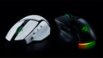 Razer Basilisk V4 Pro en versiones negra y blanca con iluminación Chroma RGB