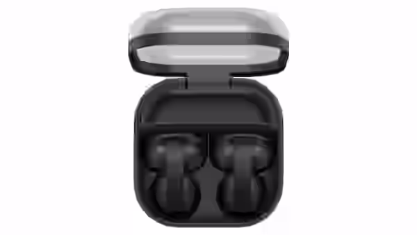 Samsung Galaxy Buds On colocados dentro de su estuche de carga