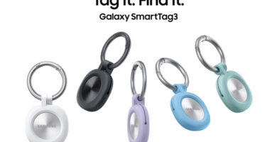 Samsung Galaxy SmartTag3 en varios colores con nuevo diseño compacto
